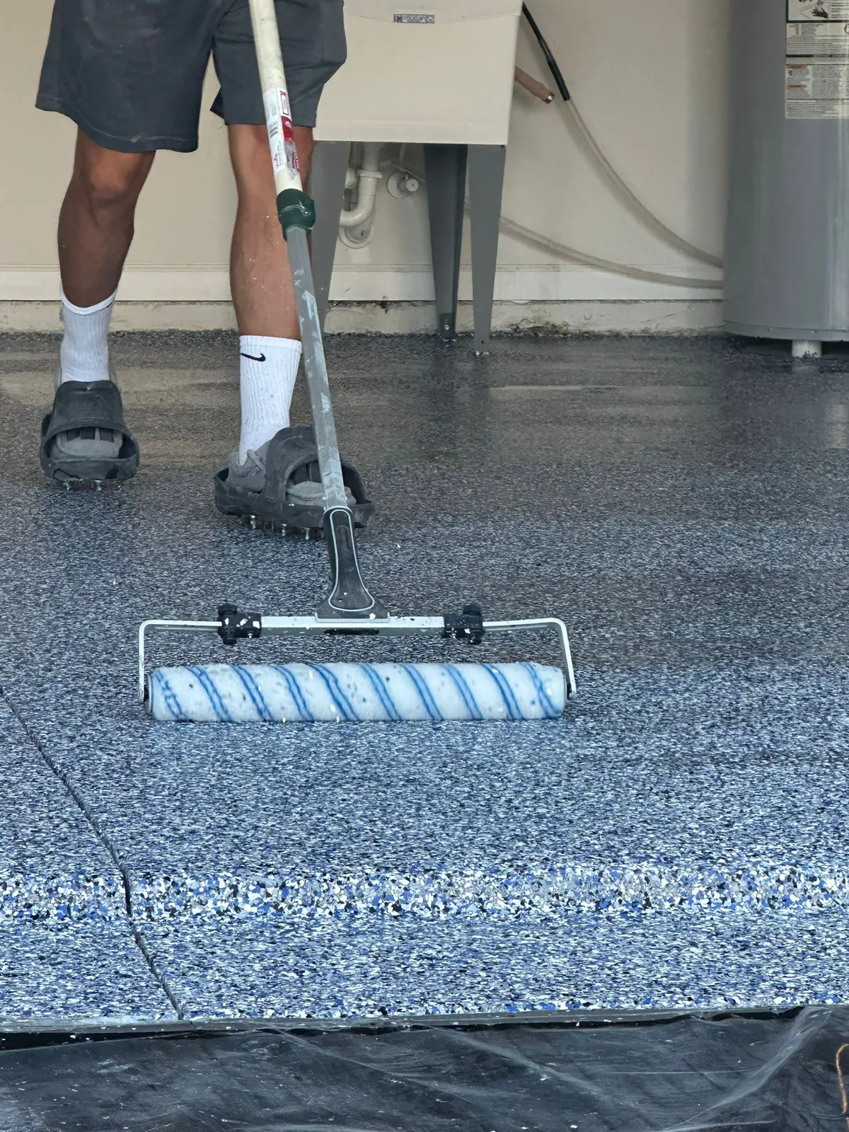 Residential epoxy coating